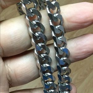 32 inches stainless steel necklace